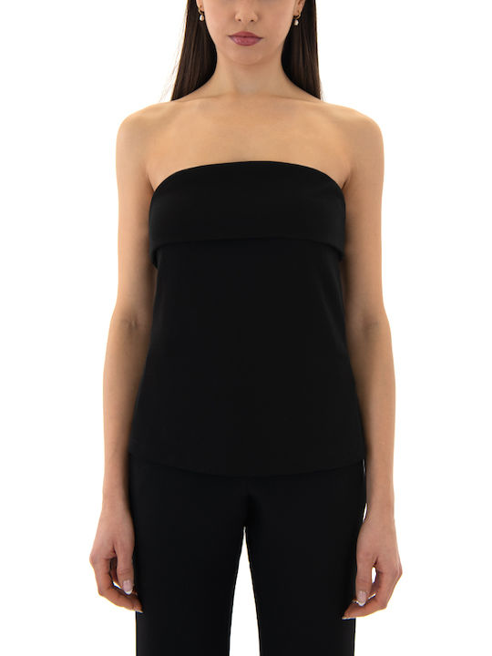 Γυναικείο Crop Top Μαύρο