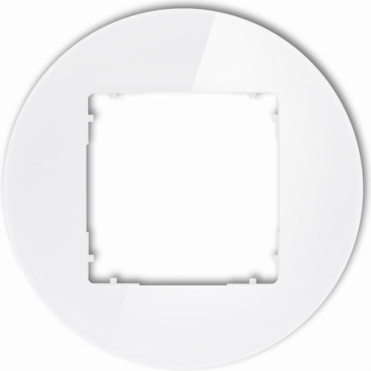 Icon Universal Frame Single Straddle Glass Effect Frame White Bottom White 0-0-irso-1