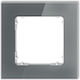 Icon Universal Frame Single Square Glass Effect Frame Graphite Bottom White 28-0-irsk-1