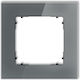 Icon Universal Frame Single Square Glass Effect Frame Graphite Bottom Black 28-12-irsk-1