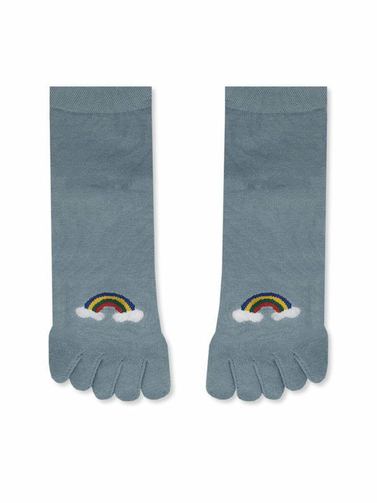 Ytli Κάλτσα Δάχτυλα Toe Socks Σχέδια Rainbow