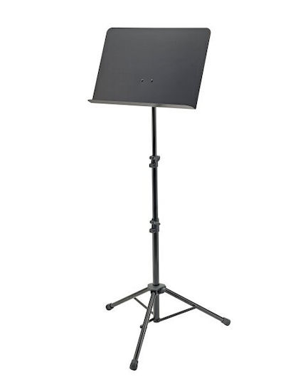 11870 Music Stand Aluminum Folding Panel 490x340x50mm Steel Height Adjustment 650-1 500 Mm
