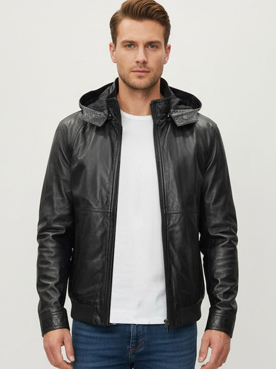 Lederjacke Jacke Black