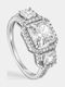 Vogue Damen Ring mit Zirkonia aus Silber