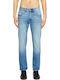 Men's Jeans Pants with Slim Fit Light Blue