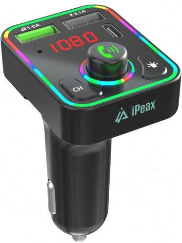 iPEAX FM Transmitter Αυτοκινήτου με Bluetooth / USB