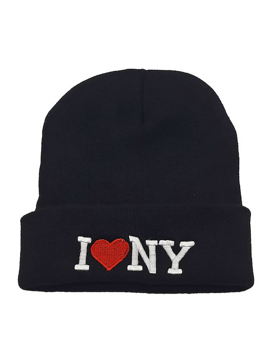Beanie Ανδρικός Σκούφος Πλεκτός σε Μαύρο χρώμα