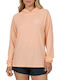 Women's Sweatshirt Hooded Apricot
