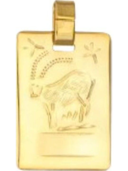 Charm Zodiac Sign Capricorn in 14K Gold