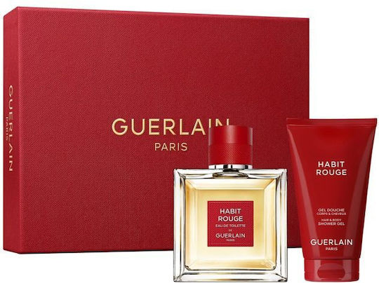 Guerlain Habit Rouge Set mit Eau de Toilette