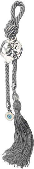Marhome Hanging Lucky Charm Pomegranate Gray made of Metal 25cm 1pcs