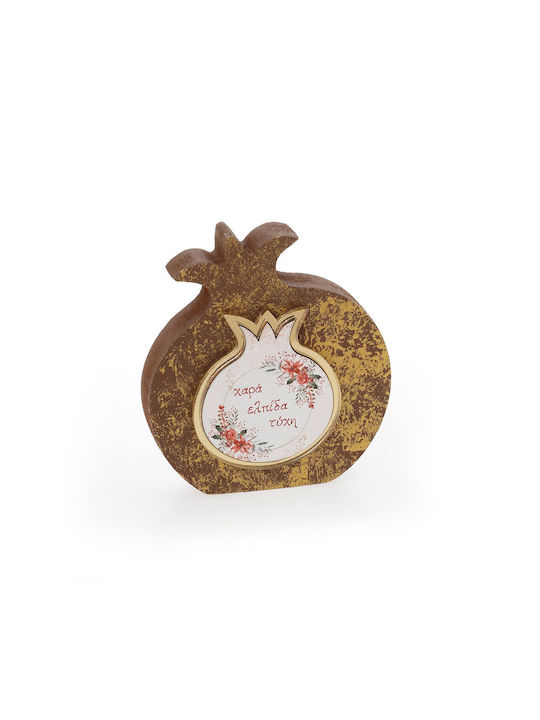 Zivas Tabletop Lucky Charm Pomegranate Brown 15cm 1pcs