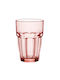 Bormioli Rocco Set of Glasses Cocktail/Drinking / Water made of Glass in Orange Color 6pcs