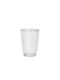 Set 6 Pieces Glass Glasses Gold Stripe 8.5x12cm Z26599 Kz343