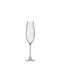 Bohemia Set of Glasses Champagne / White Wine made of Crystal Stemmed 260ml 6pcs
