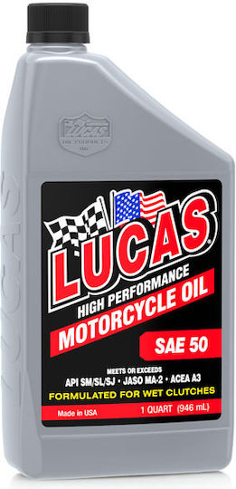 Lucas Oil Ulei de motocicletă pentru motoare în patru timpi 50W 1lt