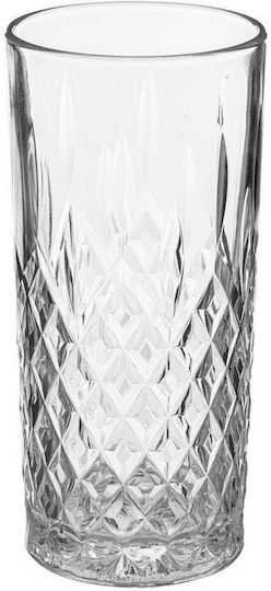 Atmosphera Charles Water Glass Set Glass White 300ml 4 Pieces