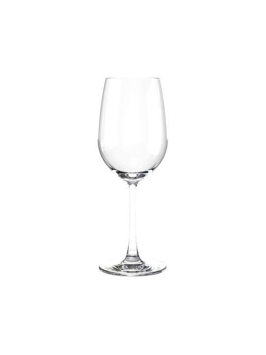 Ocean Madison Set of Glasses for White and Red Wine made of Glass in Red Colour 6 Pieces