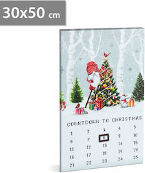Led Calendar 2 X Aa 30 X 50 Cm