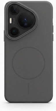 Skin Feel Mag Cover Back Cover Negru (Huawei Pura 80 Ultra)