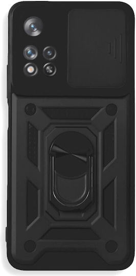 Bodycell Slide Cover Back Cover Μαύρο (Redmi Note 11 / 11S 4GRealme 11 Pro / 11 Pro+)