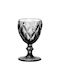 Cryspo Trio Kare Set of Glasses for White and Red Wine made of Glass in Gray Color Stemmed 230ml 6pcs