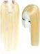 Topper Toupe De Păr Uman Full Lace Cusut Transparent Blondă 16 Inch