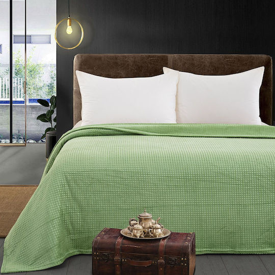 Beauty Home Fleece Decke Übergröße 220x240cm Grün