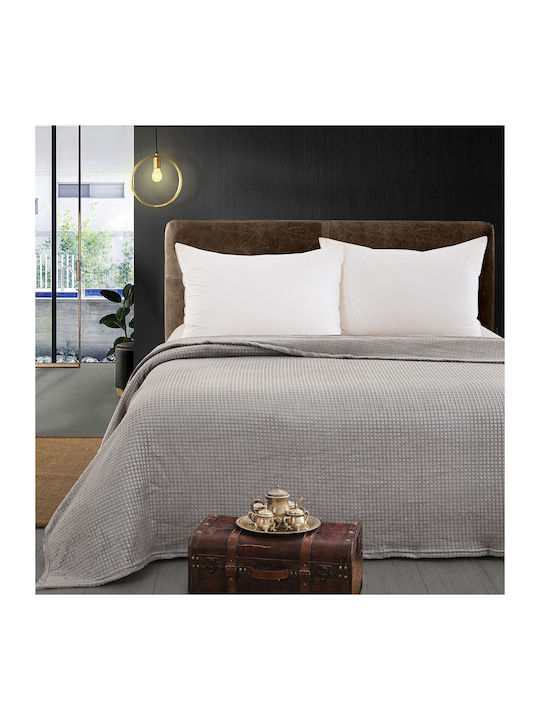 Beauty Home Fleece Blanket Double 220x240cm Gray