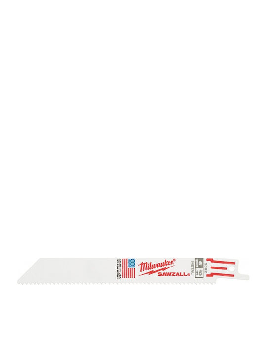 Milwaukee 48475092 Λάμες Σποαθόσεγας Sawzall 150mmx10tpi 5τμχ