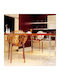Crystal Столички Трапезария от полипропилен Амбър 4бр 59x60x80бр