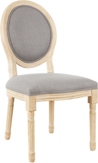 Ludovique Dining Room Wooden Chair Grey 50x59x103cm 2pcs