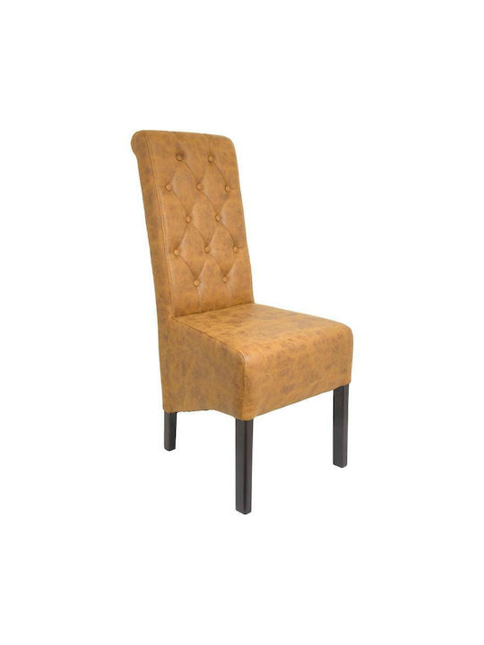 Τ-14 Scaune Sala de mese Ochre 2buc 45x65x103buc
