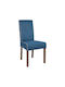 Τ-26 Stühle Speisesaal Blue With Grey Stripe 2Stück 47x60x100cm