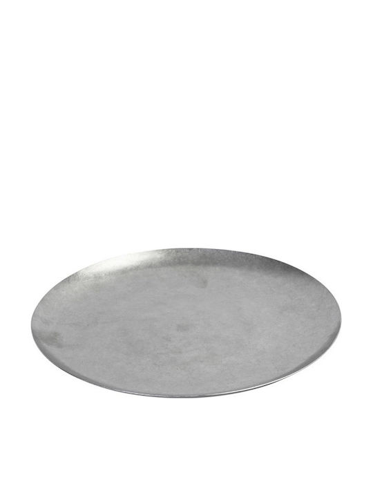 Espiel Πιάτο Ρηχό Πιάτο Ρηχό Inox Ασημί με Διάμετρο 15cm 6τμχ