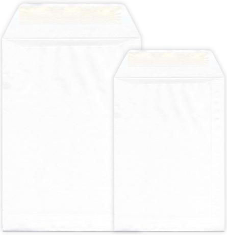 Salko Paper Set of Envelopes Bag Type with Adhesive 250pcs in White Color