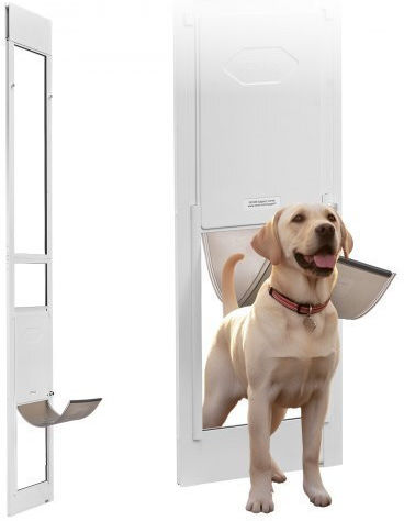 Vevor Door Dog made of Metal in White Color 26.04 x 41.28cm