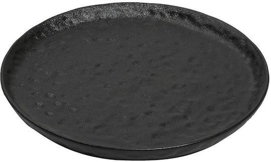 Espiel Lava Πιάτο Ρηχό Κεραμικό Μαύρο με Διάμετρο 27cm