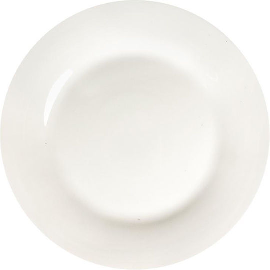 Eaton Dining Πιάτο Ρηχό Γυάλινο Λευκό με Διάμετρο 25.5cm Eaton Dining Πιάτο Ρηχό Γυάλινο Λευκό με Διάμετρο 25.5cm