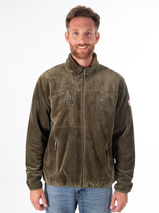 Aulp Fleece Ζακέτα Khaki
