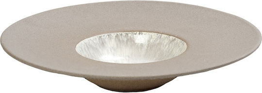 Espiel Spirit Plate Soup Ceramic Beige with Diameter 27cm 2pcs