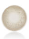 By Bone Plate Shallow made of Porcelain Beige with Diameter 23cm