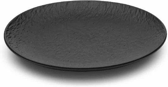 Yuk Πιάτο Ρηχό από Πορσελάνη Μαύρο 20.5cm 6τμχ