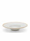 Yuk Plate Soup made of Porcelain Beige with Diameter 26.5cm 6pcs