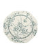 Oriana Ferelli Plate Shallow made of Porcelain Green with Diameter 27cm 6pcs