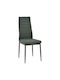 Parker Dining Room Fabric Chair Anthracite 39.5x48x95cm
