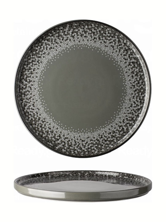 Lukanda Forma Graph Plate Shallow made of Porcelain 27cm 6pcs