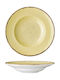 Lukanda 360 Plate Pasta made of Porcelain Beige with Diameter 27cm 6pcs