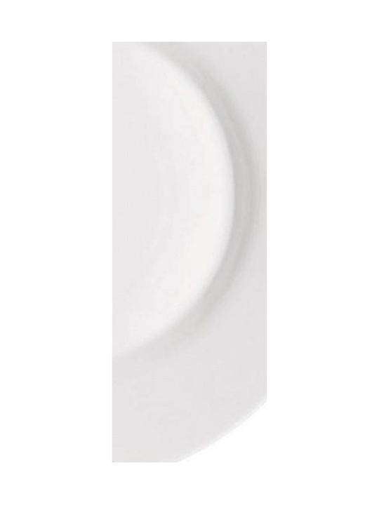 Bormioli Rocco Πιάτο Ρηχό Γυάλινο Λευκό 25cm 6τμχ
