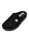 Anatomische Wollene Damen Hausschuhe Schwarze